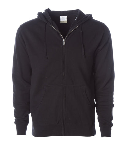 Lightweight Zip Hooded Sweatshirt