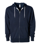 Unisex Lightweight Fitted Zip Hooded Sweatshirt