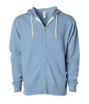 Unisex Lightweight Fitted Zip Hooded Sweatshirt