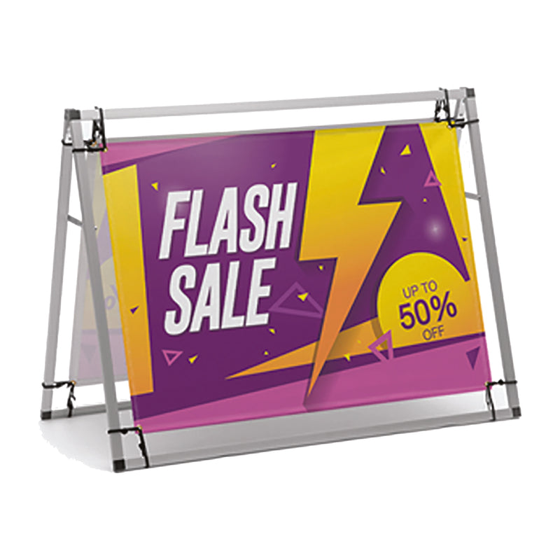 A-Frame Banner Stand 4ft – product view 1