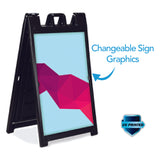 Deluxe  A-Frame Sign