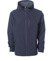 Poly-Tech Water Resistant Soft Shell Jacket in Classic Navy