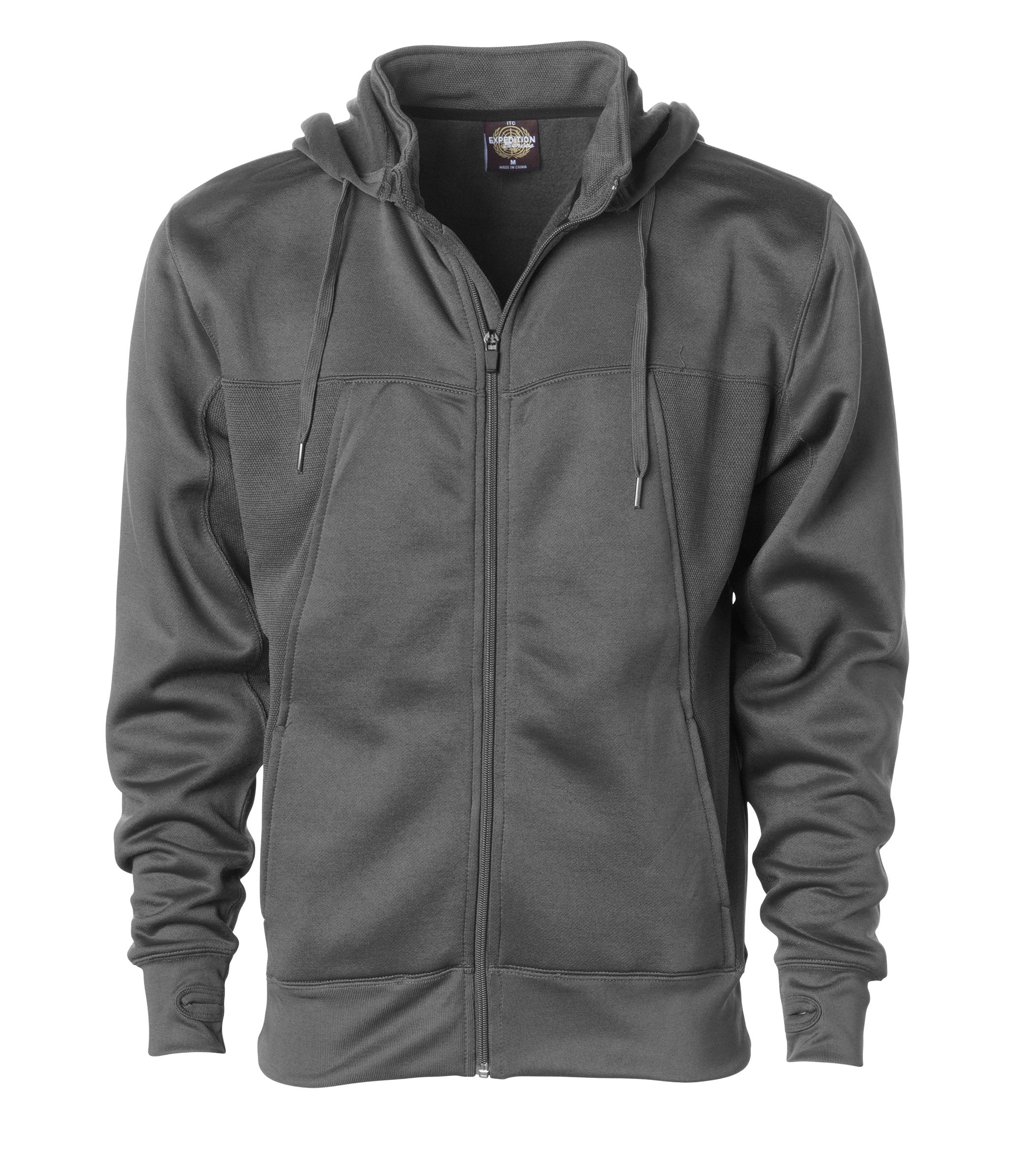 Men's Poly-Tech Zip Hooded Sweatshirt