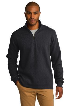 Port Authority® Slub Fleece 1/4-Zip Pullover. F295 – product view 1