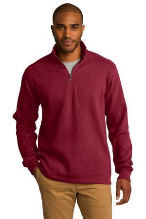 Port Authority® Slub Fleece 1/4-Zip Pullover. F295