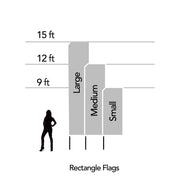 Rectangle Flag – product view 3
