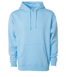 IND4000 Men's Heavyweight Hooded Pullover Sweatshirt in Blue Aqua