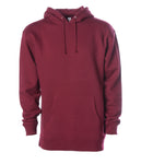 IND4000 Men's Heavyweight Hooded Pullover Sweatshirt in Currant