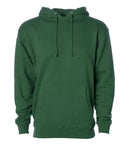 IND4000 Men's Heavyweight Hooded Pullover Sweatshirt in Dark Green