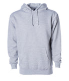 IND4000 Men's Heavyweight Hooded Pullover Sweatshirt in Grey Heather