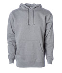 IND4000 Men's Heavyweight Hooded Pullover Sweatshirt in Gunmetal Heather