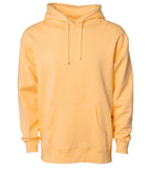 IND4000 Men's Heavyweight Hooded Pullover Sweatshirt in Peach