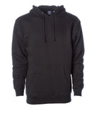 IND4000 Men's Heavyweight Hooded Pullover Sweatshirt in Black