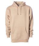 IND4000 Men's Heavyweight Hooded Pullover Sweatshirt in Sandstone