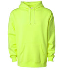 IND4000 Men's Heavyweight Hooded Pullover Sweatshirt in Safety Yellow