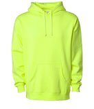 IND4000 Men's Heavyweight Hooded Pullover Sweatshirt in Safety Yellow