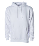 IND4000 Men's Heavyweight Hooded Pullover Sweatshirt in White