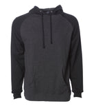 Raglan Hooded Pullover Sweatshirt