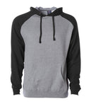 Raglan Hooded Pullover Sweatshirt