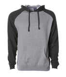 Raglan Hooded Pullover Sweatshirt