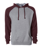 Raglan Hooded Pullover Sweatshirt