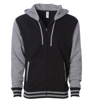Unisex Heavyweight Varsity Zip Hood – product view 1