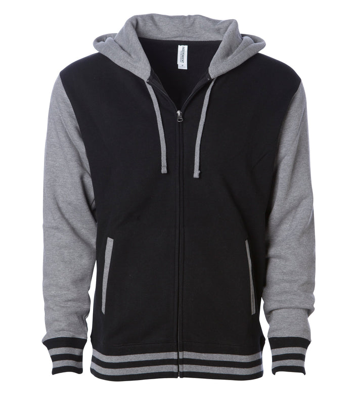 Unisex Heavyweight Varsity Zip Hood – product view 1