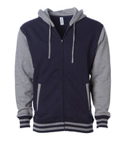 Unisex Heavyweight Varsity Zip Hood – product view 2