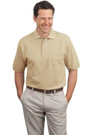 Port Authority® - Pique Knit Sport Shirt with Pocket - k420P – product view 10