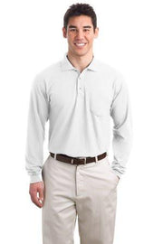 Port Authority® - Long Sleeve  Sport Shirt with Pocket - K500LSP – product view 4