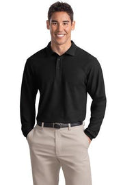 K500LS Port Authority Silk Touch Long Sleeve Pique – product view 5