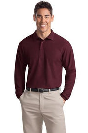 K500LS Port Authority Silk Touch Long Sleeve Pique – product view 6