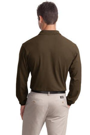 K500LS Port Authority Silk Touch Long Sleeve Pique – product view 3