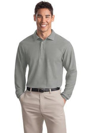 K500LS Port Authority Silk Touch Long Sleeve Pique – product view 7