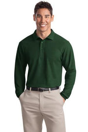 K500LS Port Authority Silk Touch Long Sleeve Pique – product view 8
