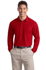 K500LS Port Authority Silk Touch Long Sleeve Pique – product view 9