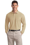 K500LS Port Authority Silk Touch Long Sleeve Pique