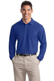 K500LS Port Authority Silk Touch Long Sleeve Pique – product view 10