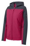Port Authority® Ladies Hooded Core Soft Shell Jacket. L335