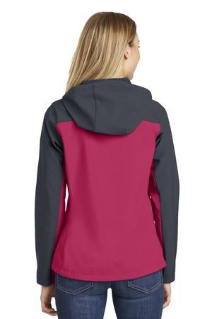Port Authority® Ladies Hooded Core Soft Shell Jacket. L335