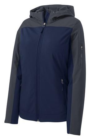 Port Authority® Ladies Hooded Core Soft Shell Jacket. L335