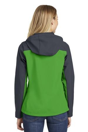 Port Authority® Ladies Hooded Core Soft Shell Jacket. L335