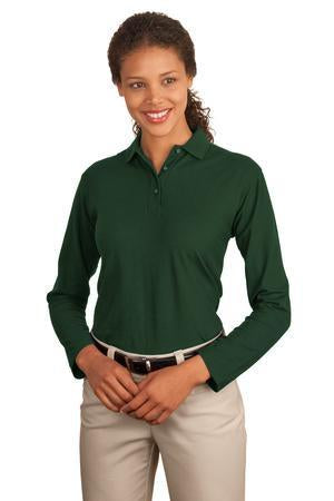 Port Authority L500LS Ladies' Silk Touch Long Sleeve Polo