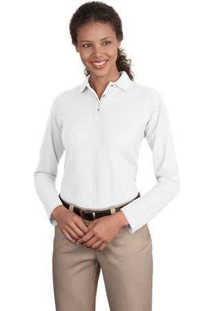 Port Authority L500LS Ladies' Silk Touch Long Sleeve Polo