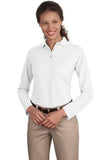 Port Authority L500LS Ladies' Silk Touch Long Sleeve Polo