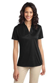 Port Authority® Ladies Silk Touch™ Performance Polo. L540. – product view 2
