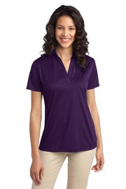 Port Authority® Ladies Silk Touch™ Performance Polo. L540. – product view 4