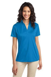 Port Authority® Ladies Silk Touch™ Performance Polo. L540. – product view 6