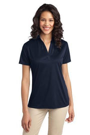 Port Authority® Ladies Silk Touch™ Performance Polo. L540. – product view 11