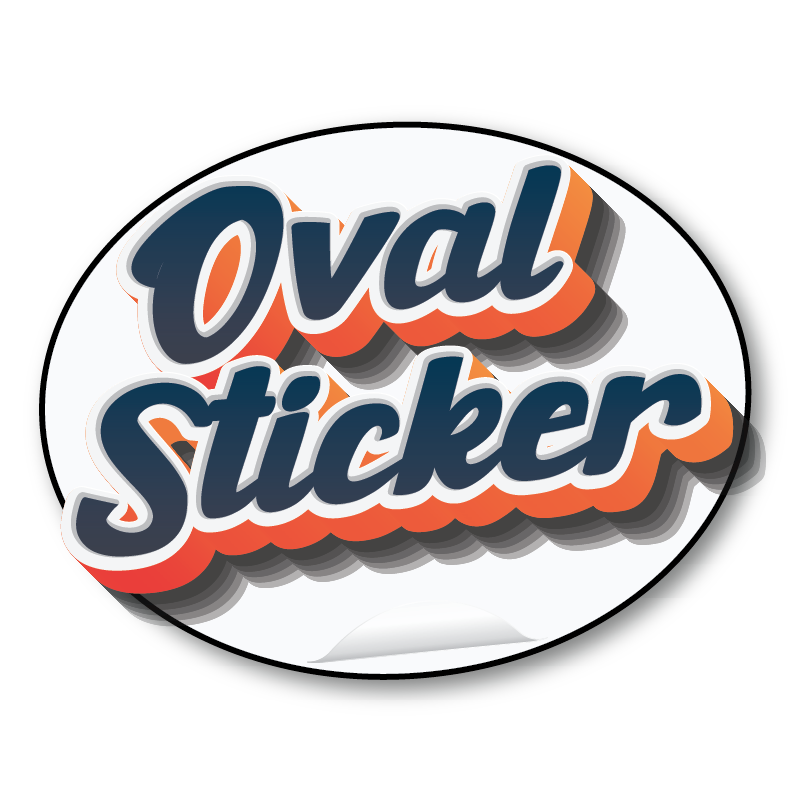 Oval Stickers